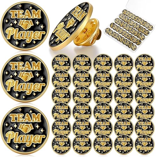 Miniatura 8 de Ceenna 50 piezas de insignia de solapa de empleado del mes en masa, estrella de reconocimiento, regalo de apreciación, recompensa de rendimiento