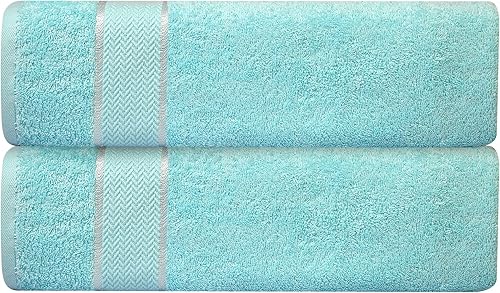 Toallas de baño de lujo, 100% algodón, ultra suaves, de felpa, gruesas, esponjosas, altamente absorbentes, de secado rápido, para el hogar, piscina,