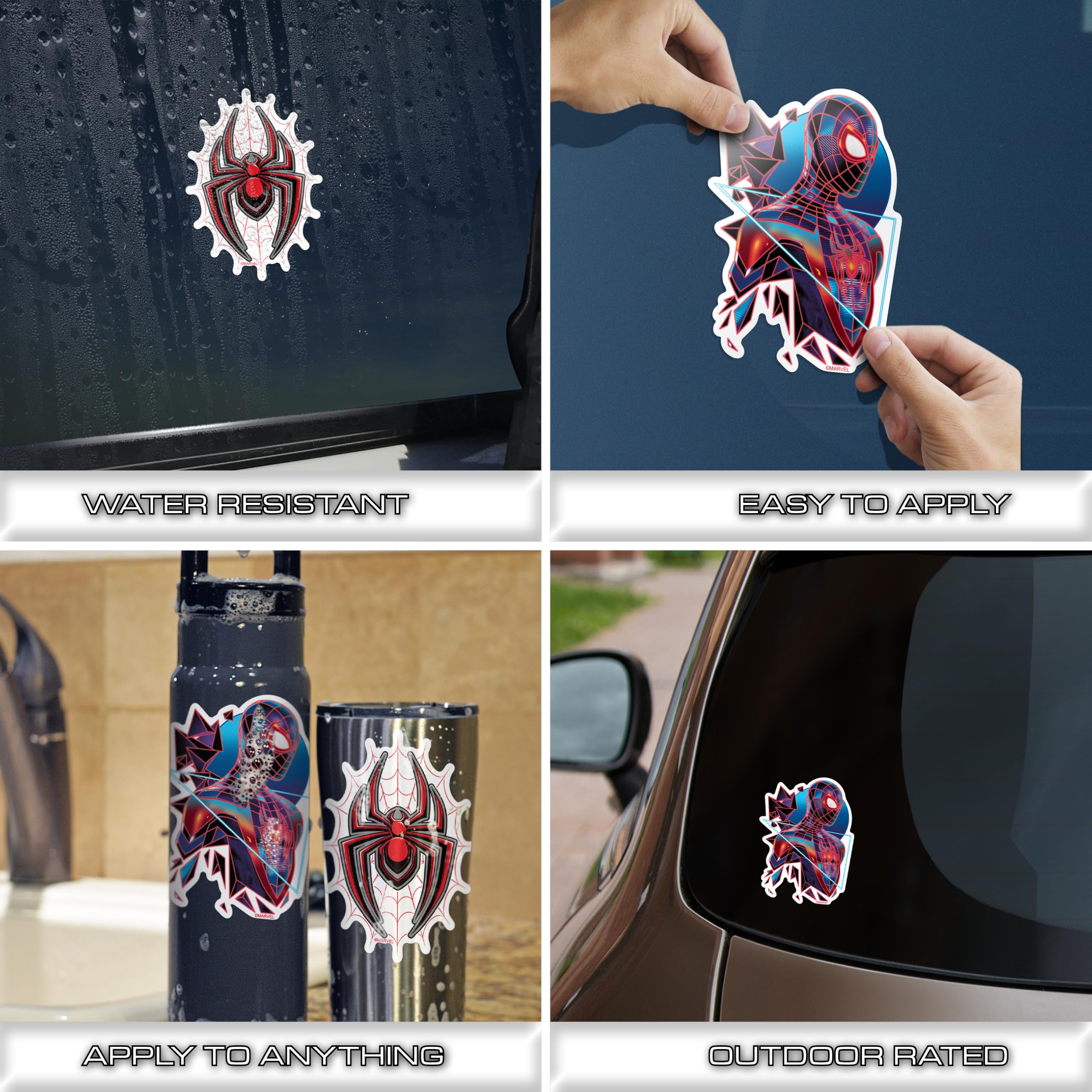 Amazon.com: Marvel Miles Morales Decals - Set of 2 Spider-Man