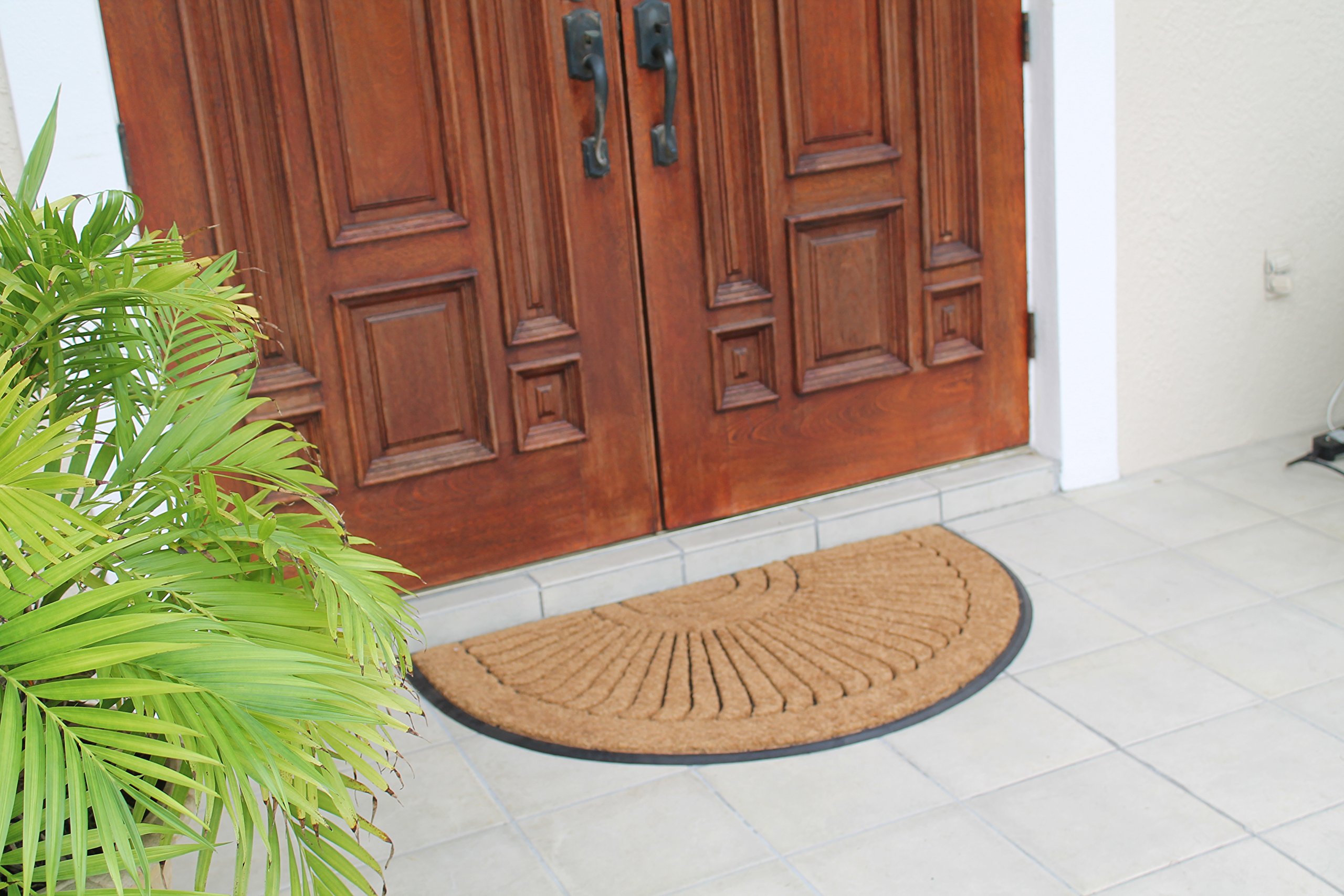 A1HC Natural Coir and Rubber Door Mat, 30”x48”, Thick Durable Doormats
