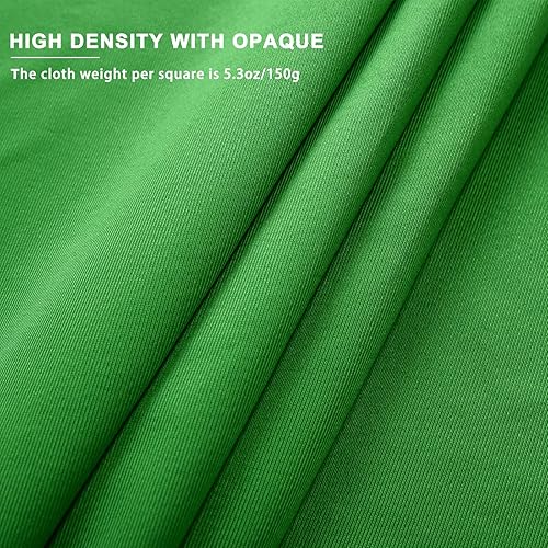 Miniatura 9 de Avezano Fondo de poliéster para fotografía, Chromakey Virtual para video de alta densidad, cortina plegable (negro, 5 x 7 pies)