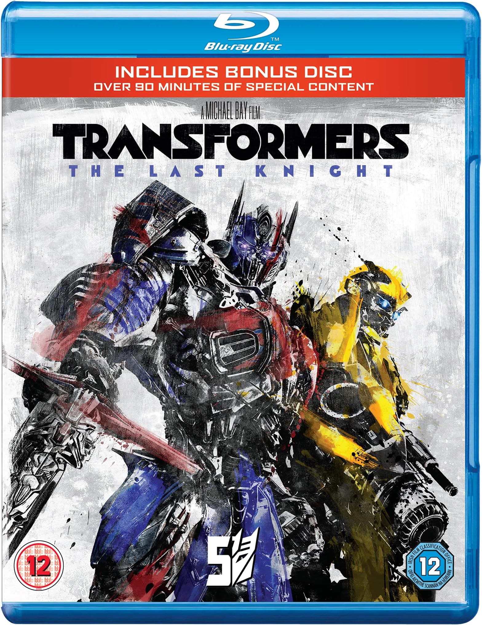 Transformers: The Last Knight (Blu-RayTM + Bonus Disc + Digital Download) [2017] [Region Free]