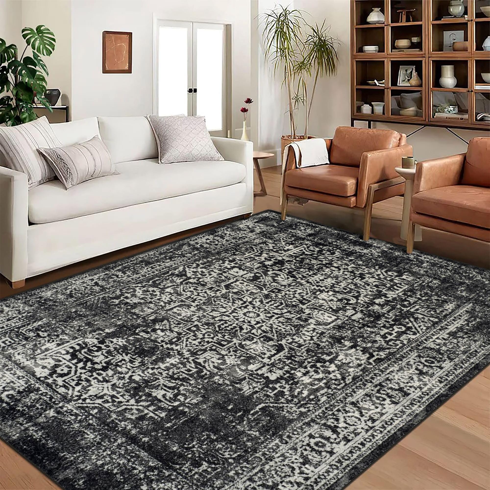 Amazon.com: vivorug 8x10 Area Rugs, Stain Resistant Washable Rug