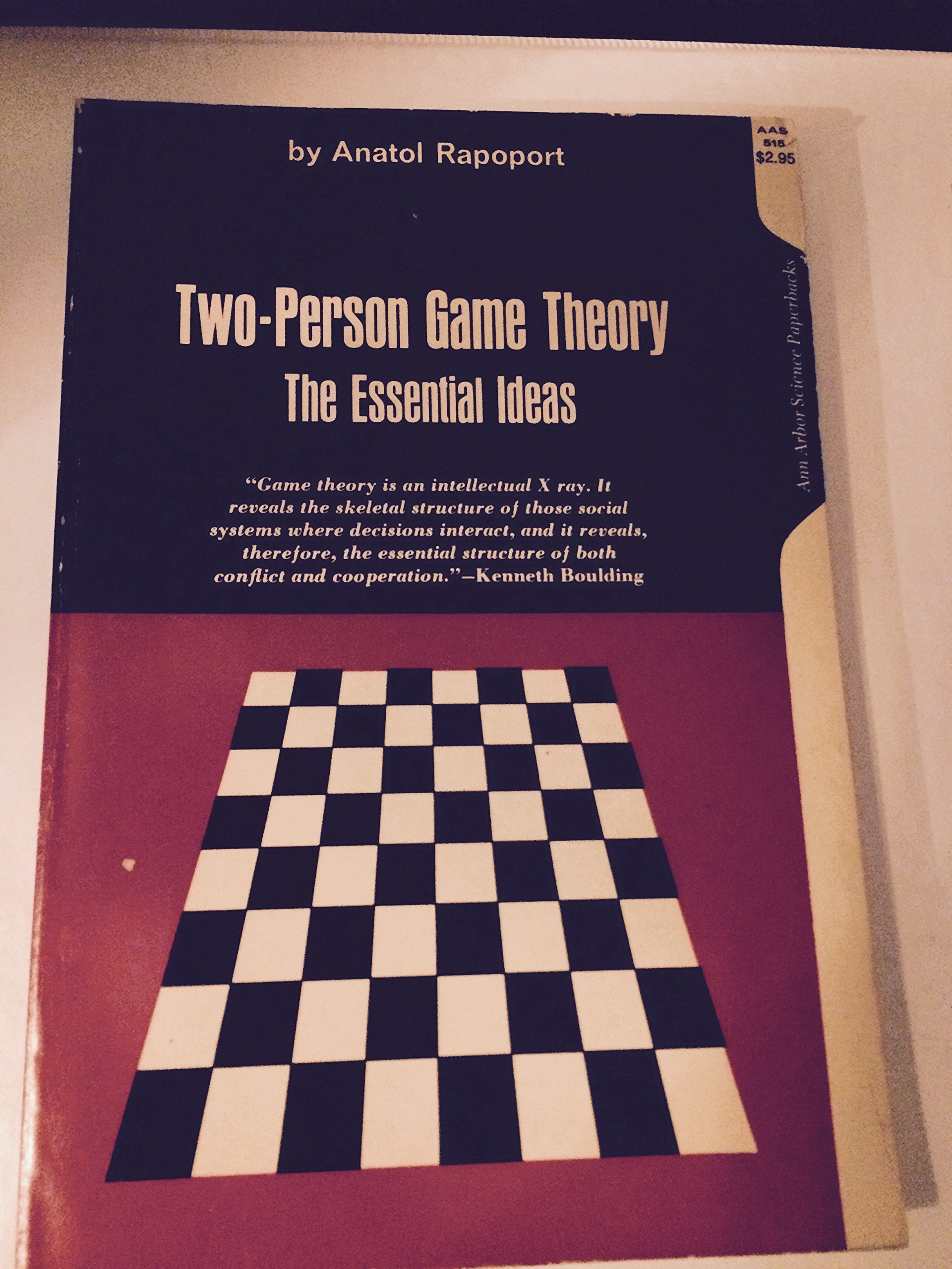Two-person game theory;: The essential ideas (Ann Arbor science paperbacks)  : Amazon.de: Bücher