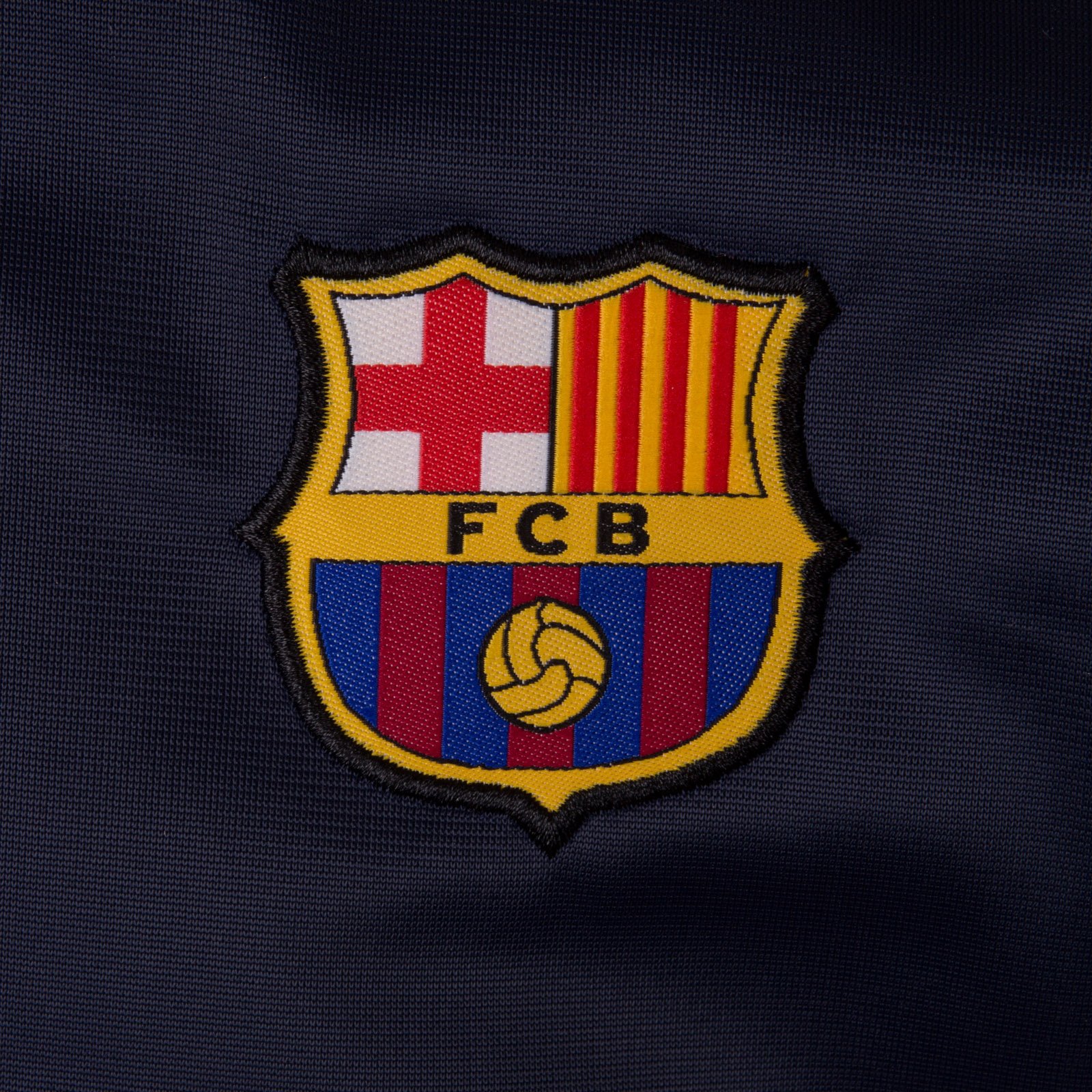 FC Barcelona - Herren Trainingsjacke im Retro-Design- Offizielles Merchandise - Geschenk für Fußballfans - Marineblau - XL