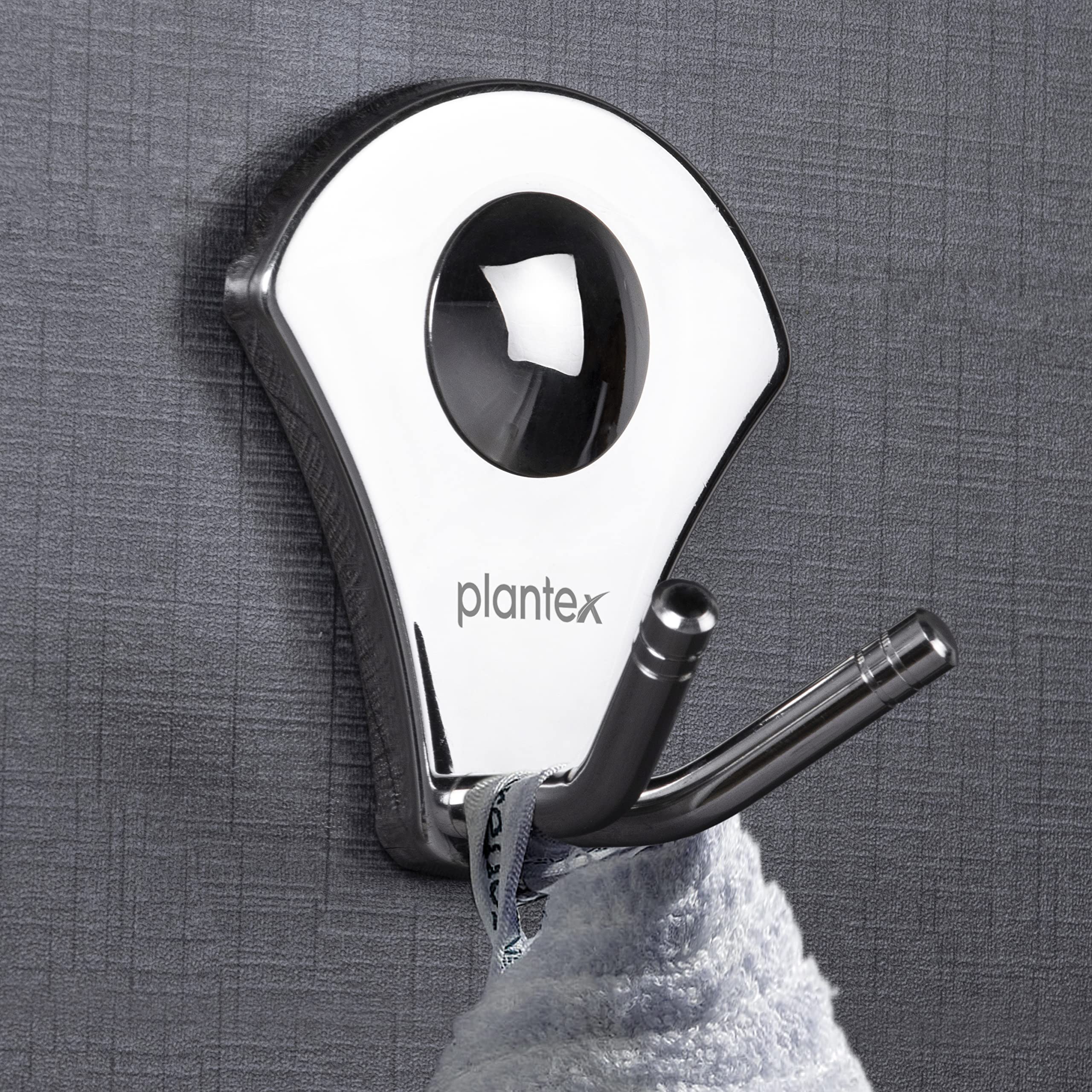 Plantex Royal Stainless Steel Robe Hook Cloth-Towel Hanger (Silver, Chrome)-image-37