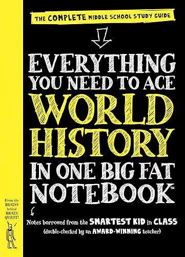 Everything You Need to Ace World History in One Big Fat Notebook: The Complete Middle School Study Guide (Big Fat Notebooks)
