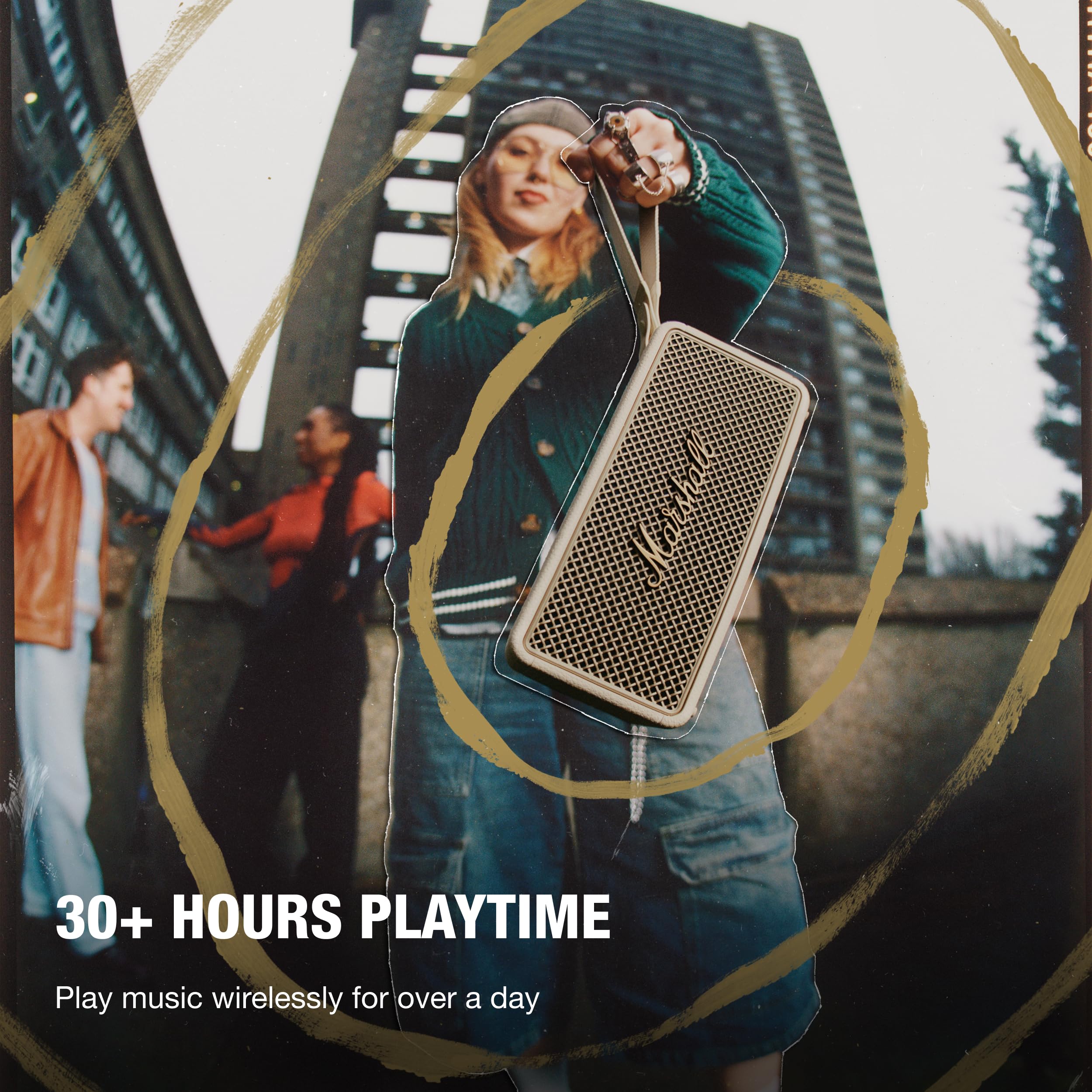 Amazon | Marshall ワイヤレスポータブル防水スピーカー Middleton II