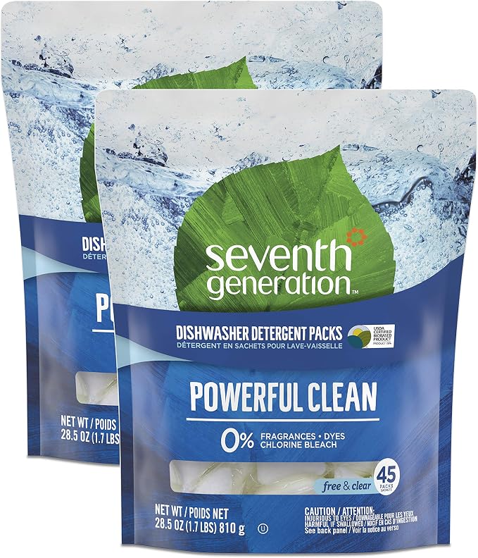 Seventh Generation Dishwasher Detergent Packs