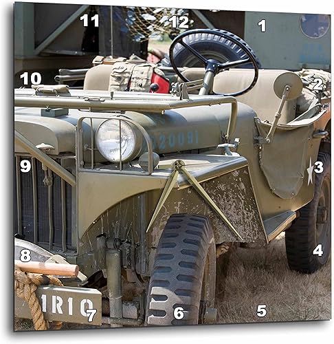 3dRose DPP_97060_2 Wa, Arlington Fly-in, World War II Plane-Us48 Wsu1376-William Sutton, reloj de pared, 13 x 13 pulgadas