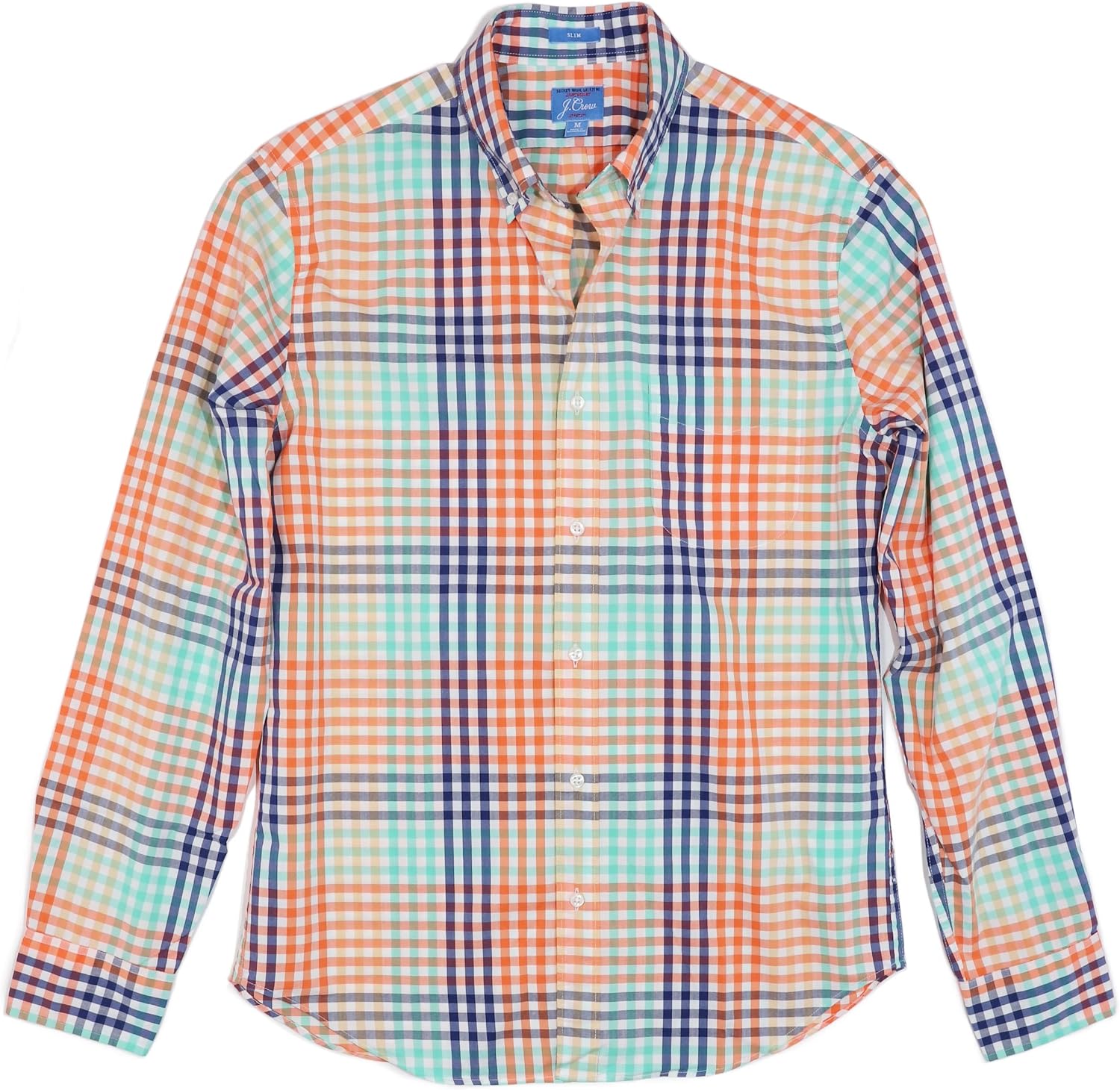 J.Crew Men's Slim Fit Coolmax Poplin Button-Down Shirt