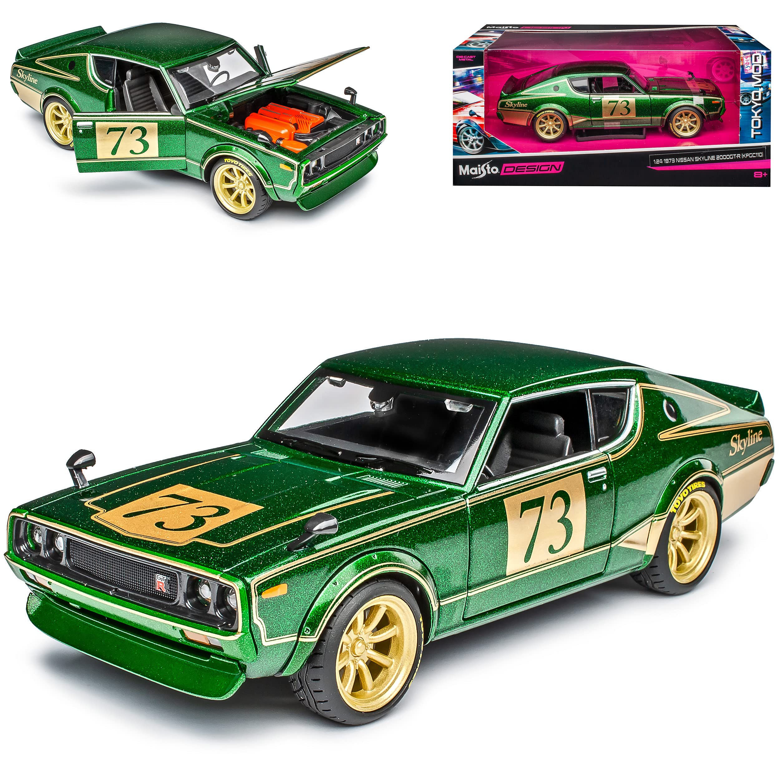 alles-meine.de GmbH Nisan Skyline 2000 GT-R KPGC110 Typ C110 Coupe 