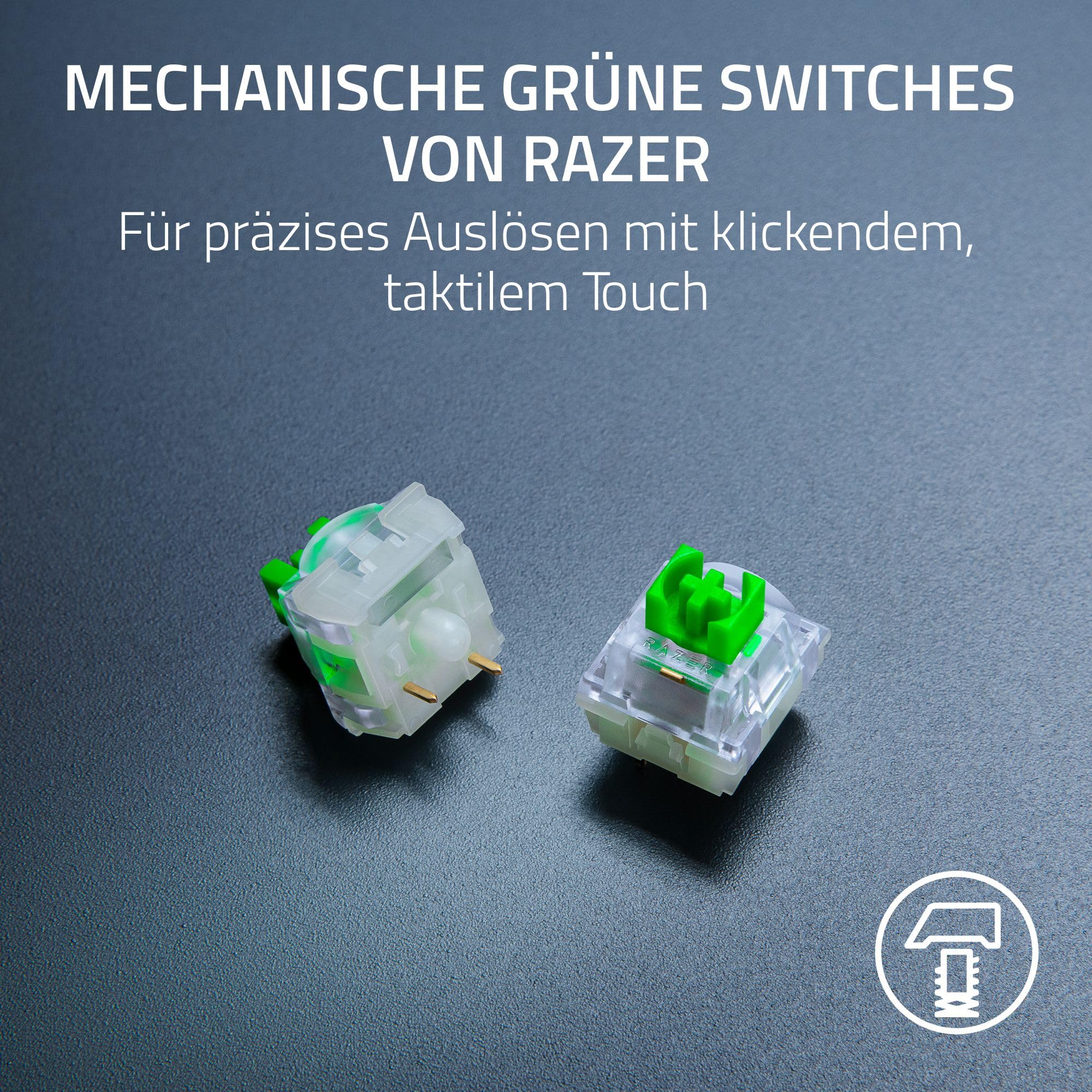 Razer BlackWidow V4 X Pokémon Edition - Mechanische Gaming-Tastatur - Chroma RGB - grüne Clicky Switches - 6 dedizierte Makro-Tasten - Doubleshot-ABS-Tastenkappen - QWERTY US-Layout | Pokémon Kanto