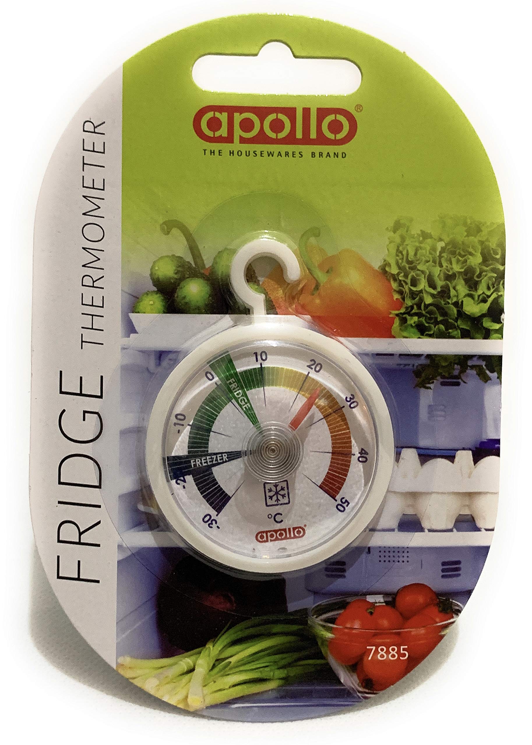 Fridge Food Thermometer Freezer Refrigerator Hanging Hook Analogue
