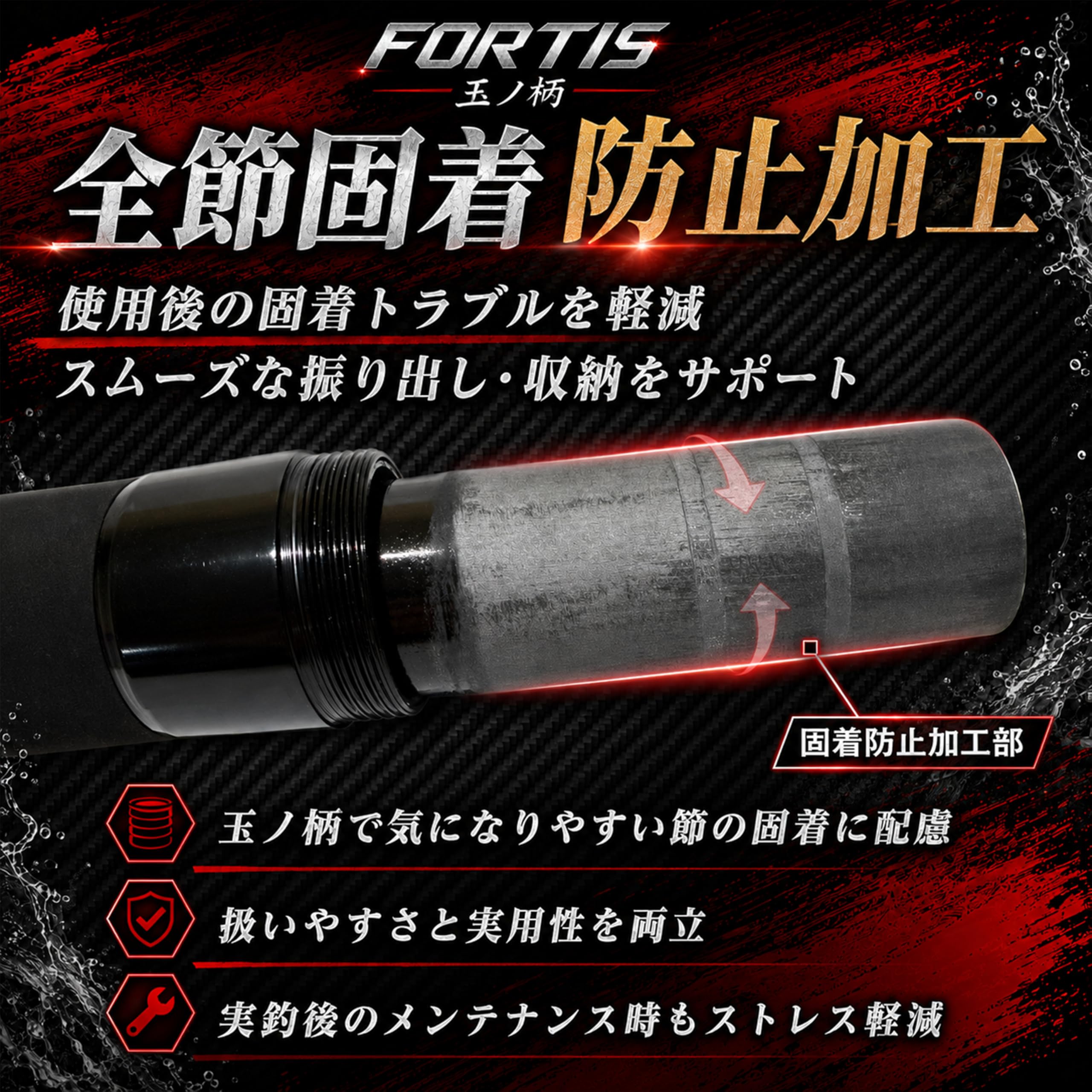 259 激安！ 26 FORTIS 玉ノ柄 タモ ランディングシャフト Amazon | solfiesta FORTIS 玉ノ柄 550 タモの柄 ランディングシャフト