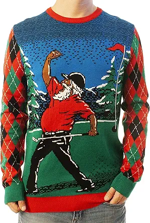 Ugly Christmas Party Classic Knitted Ugly Christmas Sweaters for Men and Women - Funny Santa Sweaters