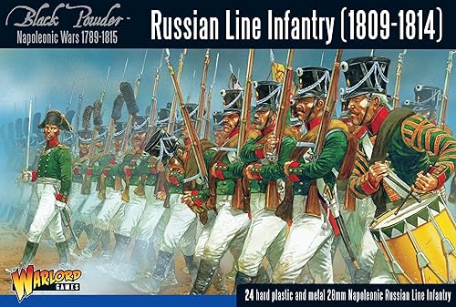 Negro Polvo Napoleónico Guerras Línea Rusa Infantería 1809-1814 156 Mesa Militar Wargaming Modelo Plástico Kit 302012201 disponible en Yaxa Costa Rica