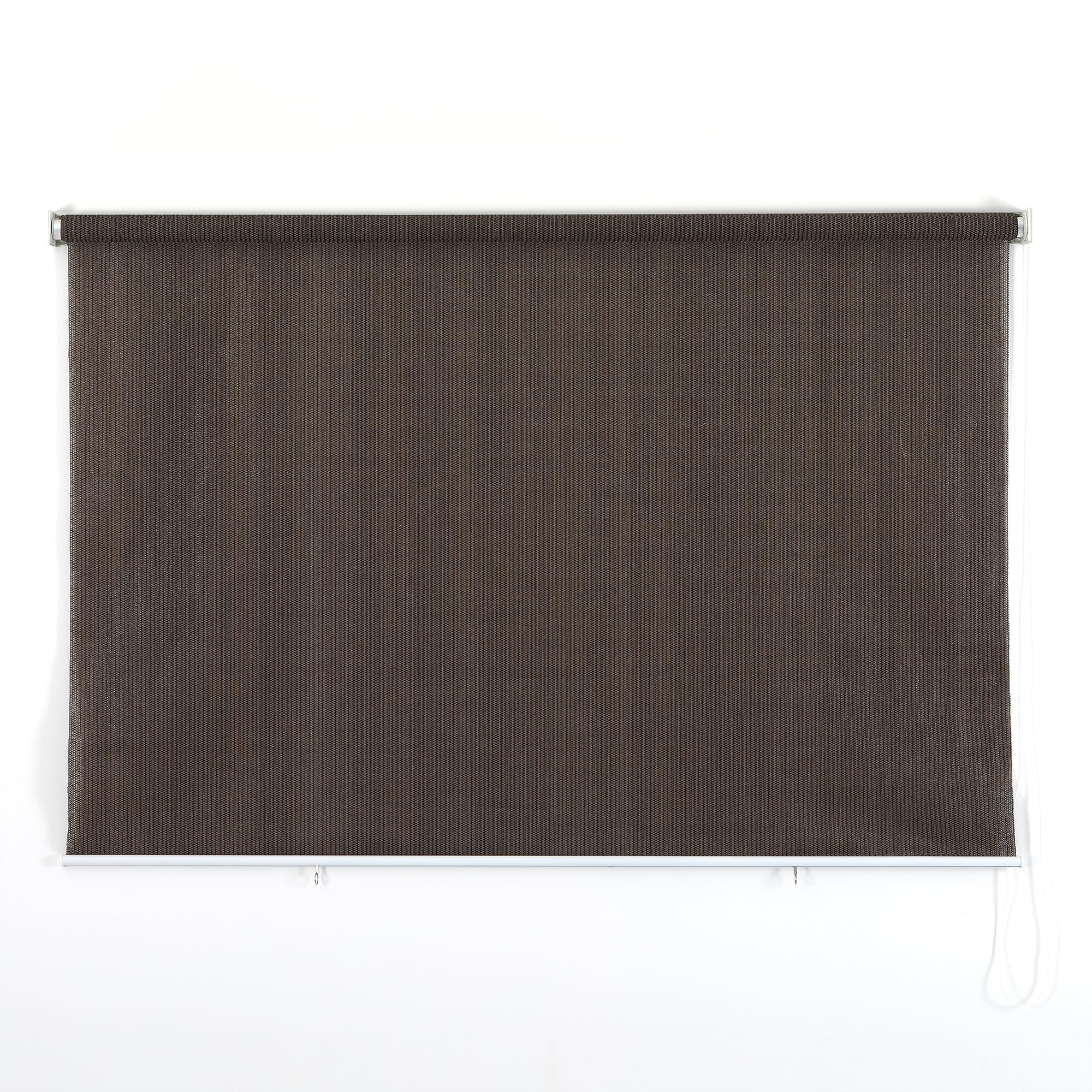 PHI VILLA Outdoor Roller Shade 8' (W) x 8' (H), Patio Shades Roll Up, Coffee