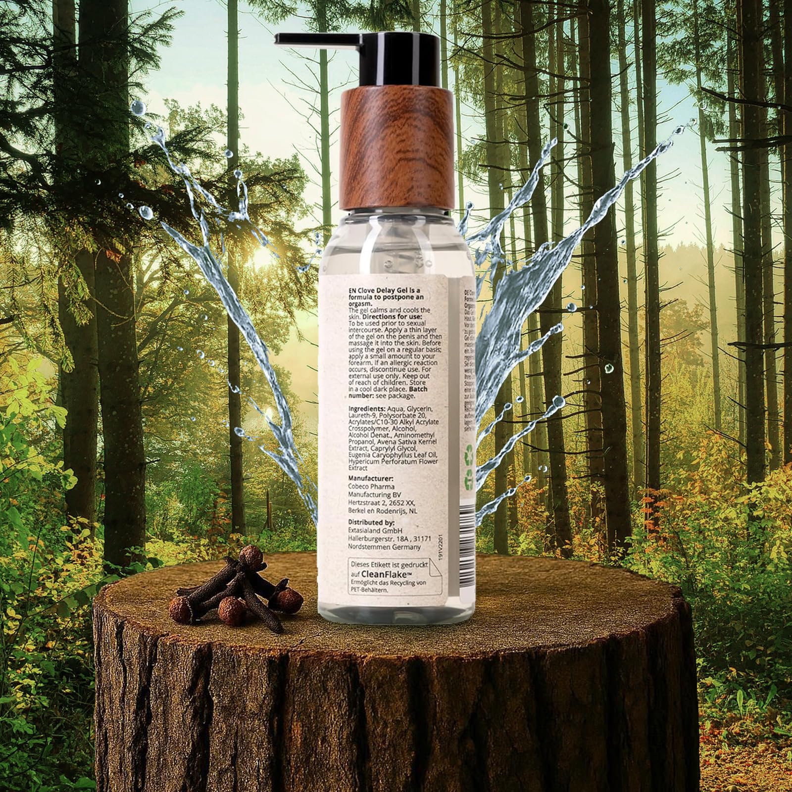 BIO BALANCE Clove Delay Gel Potenz-hilfe-mittel zur Verzögerung des Orgasmus und eine lange harte Erektion lange Sex Ausdauer 100 ml in recycelter Flasche (Packung mit 3)