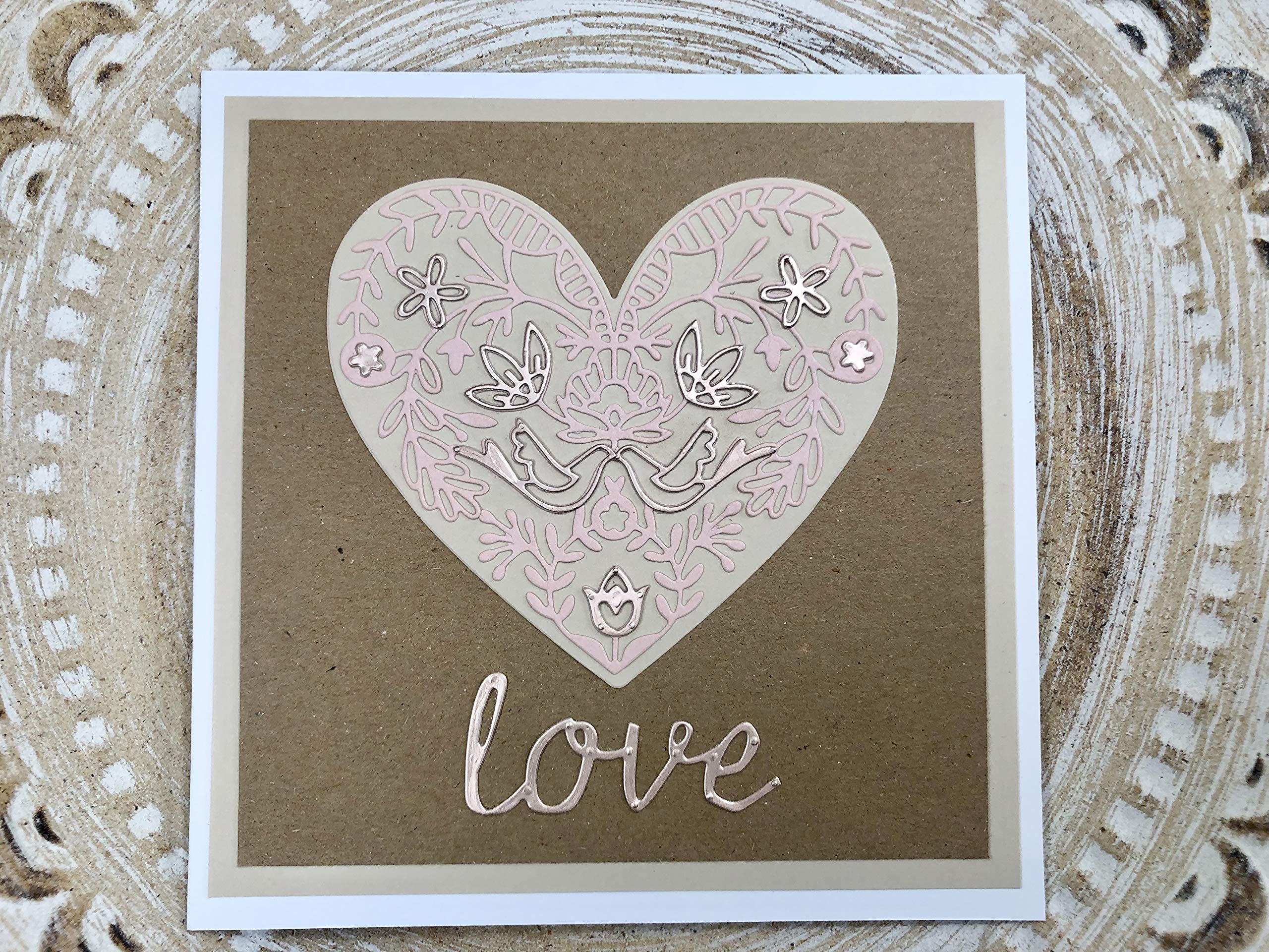 Amazon.com: Sizzix Lace Heart Dies, One Size, Multicolor