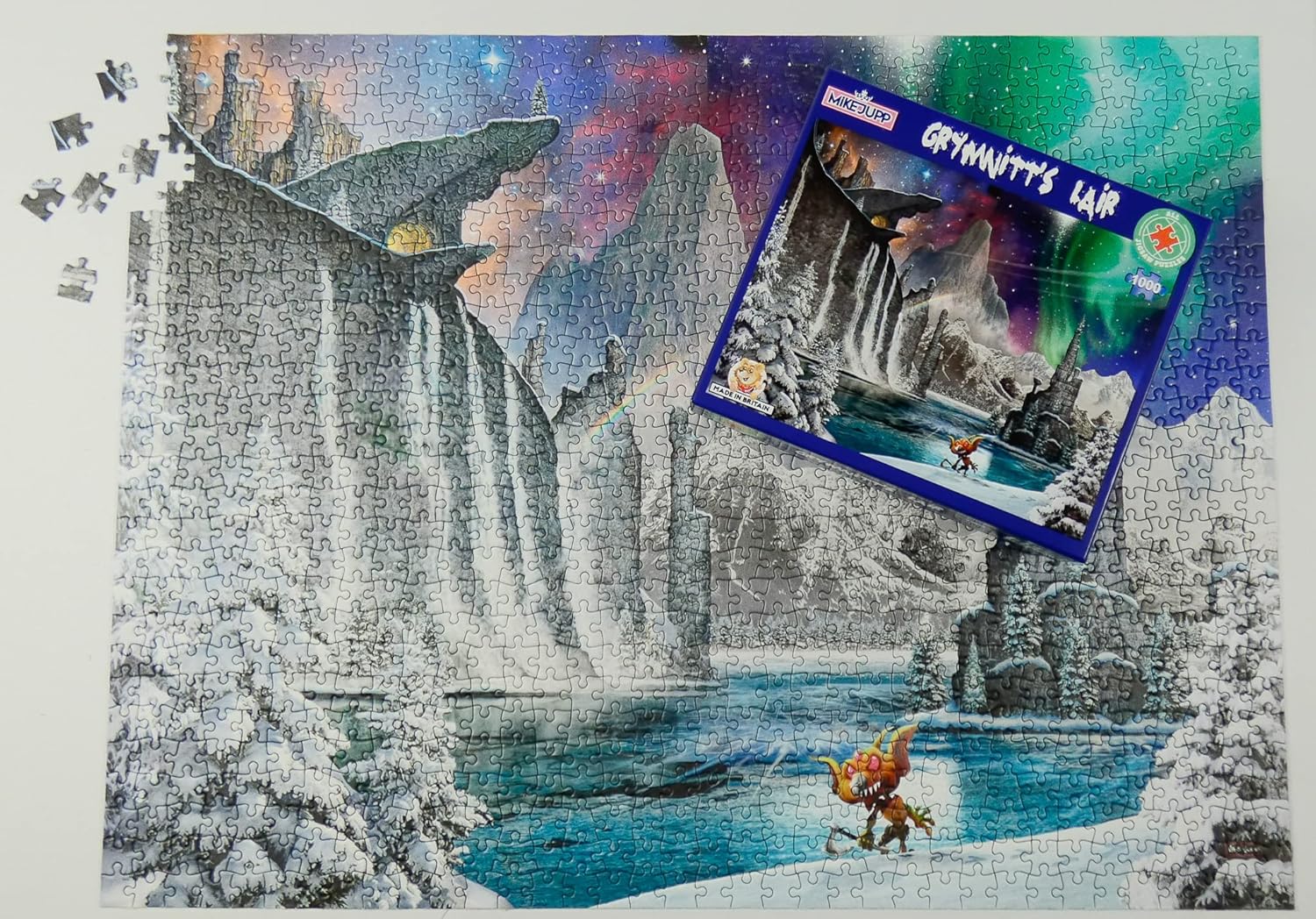 Mike Jupp Grymnitt's Lair 1000 Piece Jigsaw Puzzle