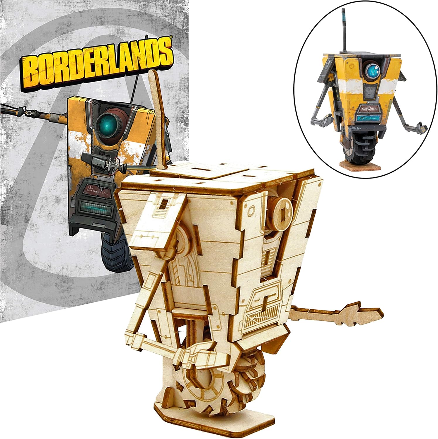 Claptrap 3D Wood Puzzle Cool Things