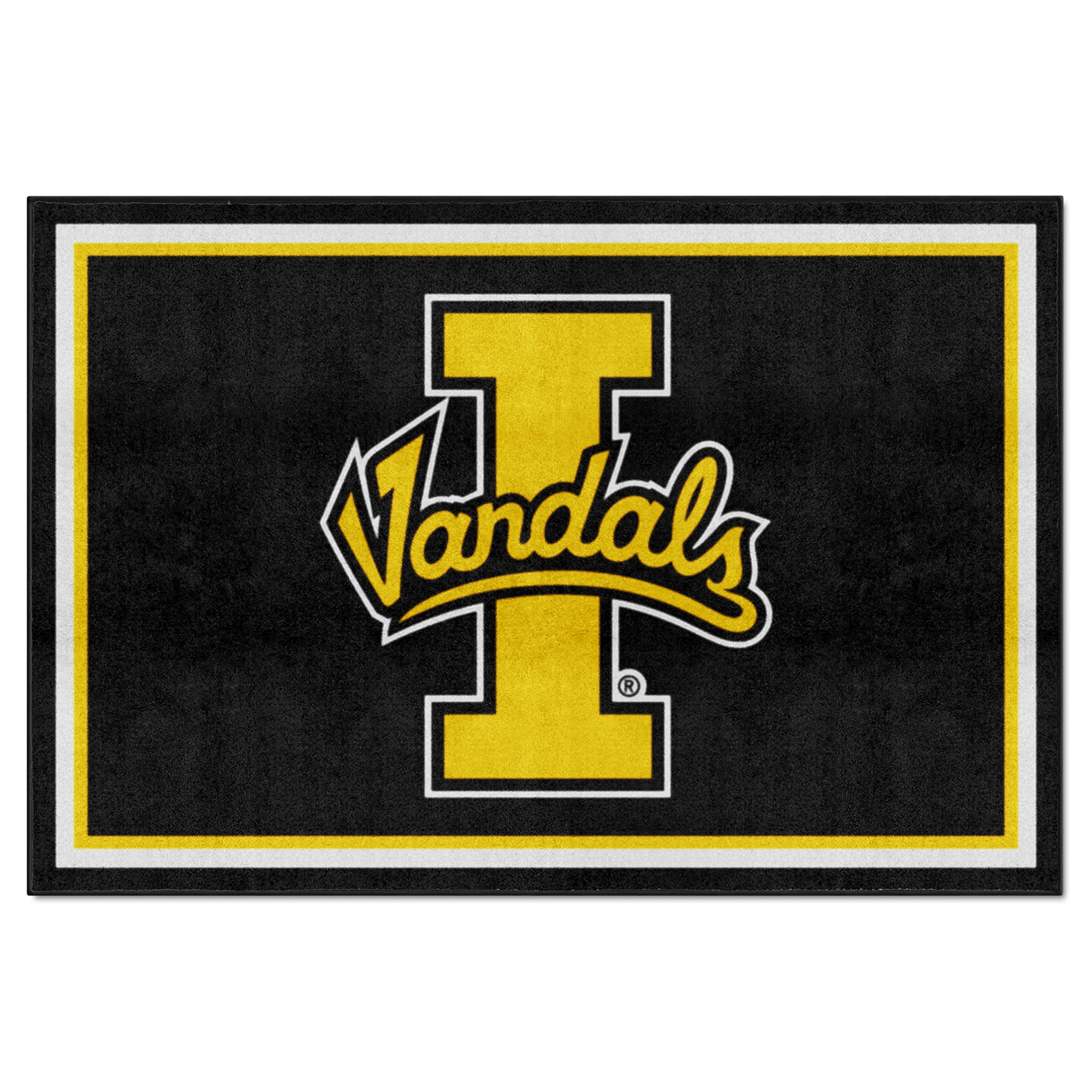 University of Idaho 5ft. x 8 ft. Plush Area Rug