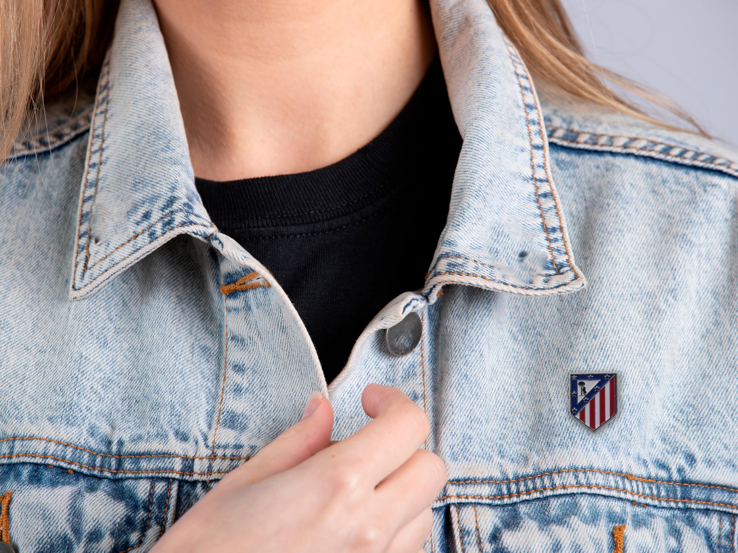 Atlético de Madrid Pin Escudo Bronce Producto Oficial