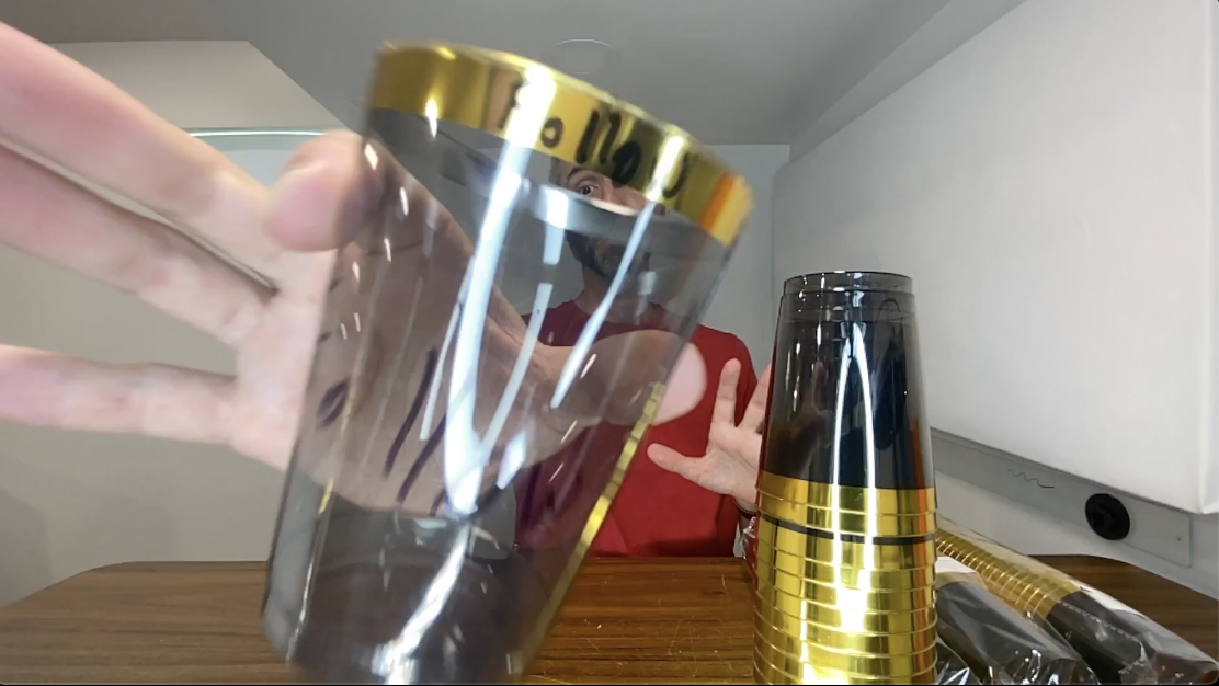 BEST Plastic Party Cups? | Black & Gold Disposable Drink Cup