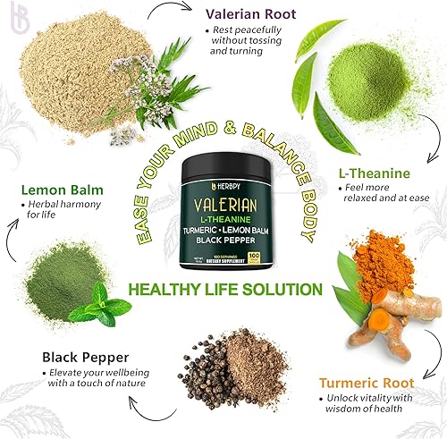 Miniatura 5 de Paquete de curcumina de cúrcuma 7 en 1 y suplemento de raíz de valeriana 5 en 1 - Apoya la digestión, la salud del corazón, el sistema inmunológico