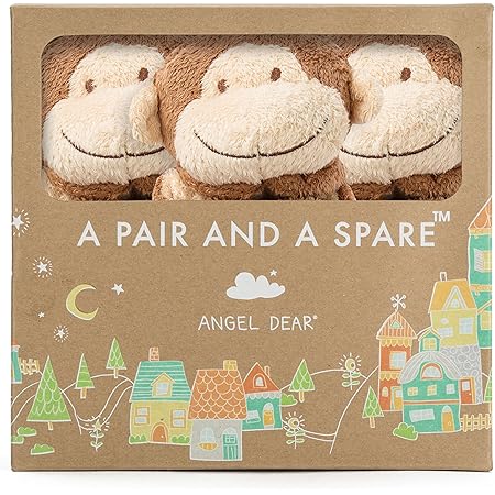 Angel Dear Set 3 Coperte Neonato Morbide – Woodland – Lavabili In Lavatrice 33x33 Cm