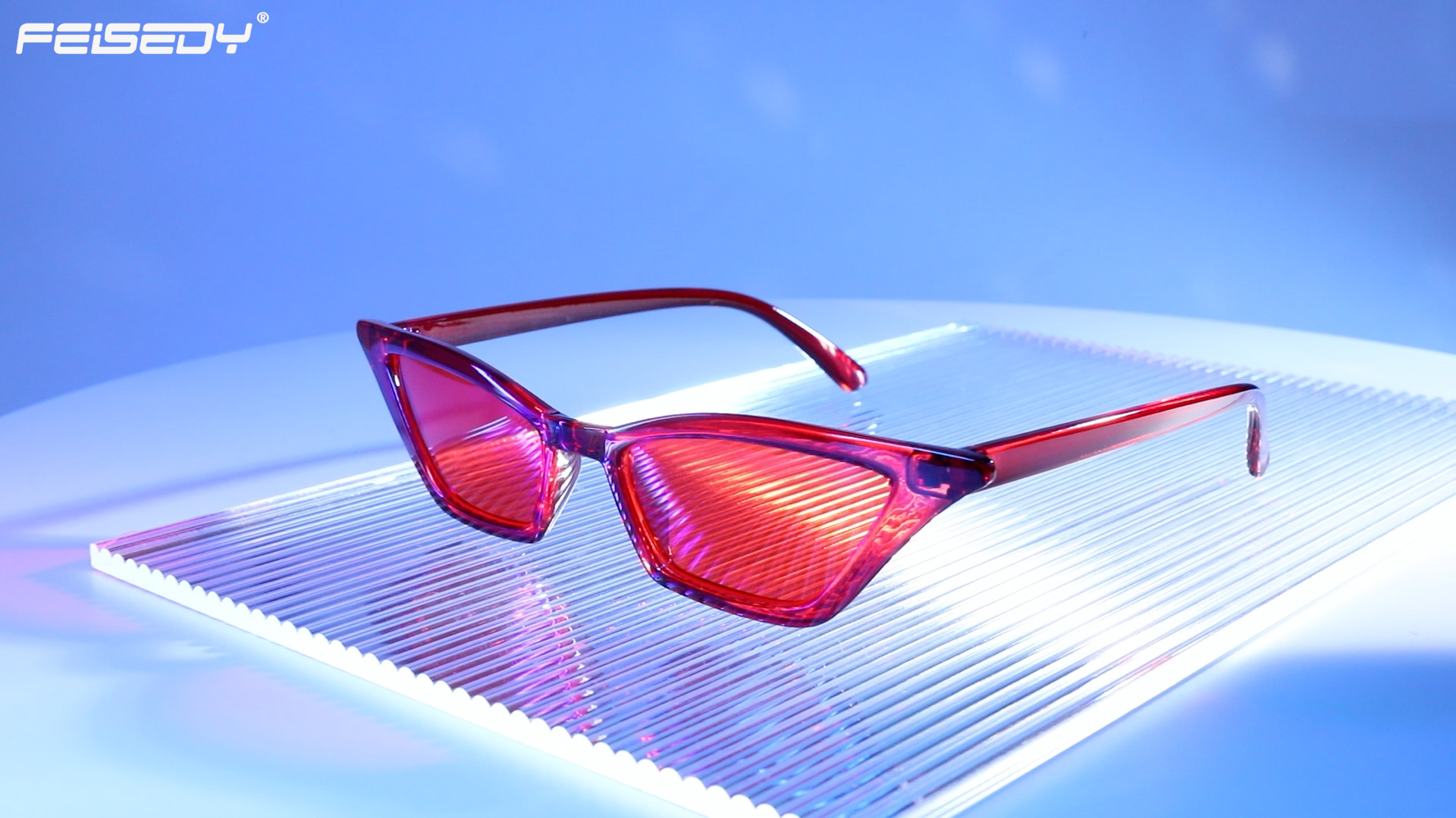 Amazon.com: FEISEDY Small Cat Eye Sunglasses for Women  display picture 2
