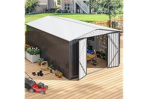 Premium 10x14 Outdoor Storage Shed: Enhanced Security and Spaciousness for Your Backyard Essentials