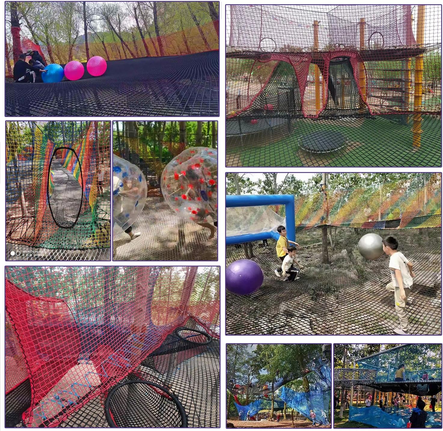 Playground Nets,Banister Guard Protection Rope Net for Stairway Fence,Heavy Duty Sports Netting for Baseball Softball Basketball Lacrosse,Versatile P