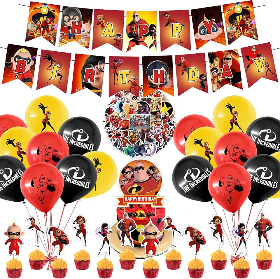incredibles birthday party supplies