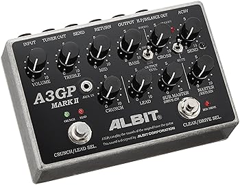 ALBIT A3GP プリアンプ 取り扱い説明書、箱付き ALBITのギタープリアンプがマジ神！｜ JTM-45+α レビュー With