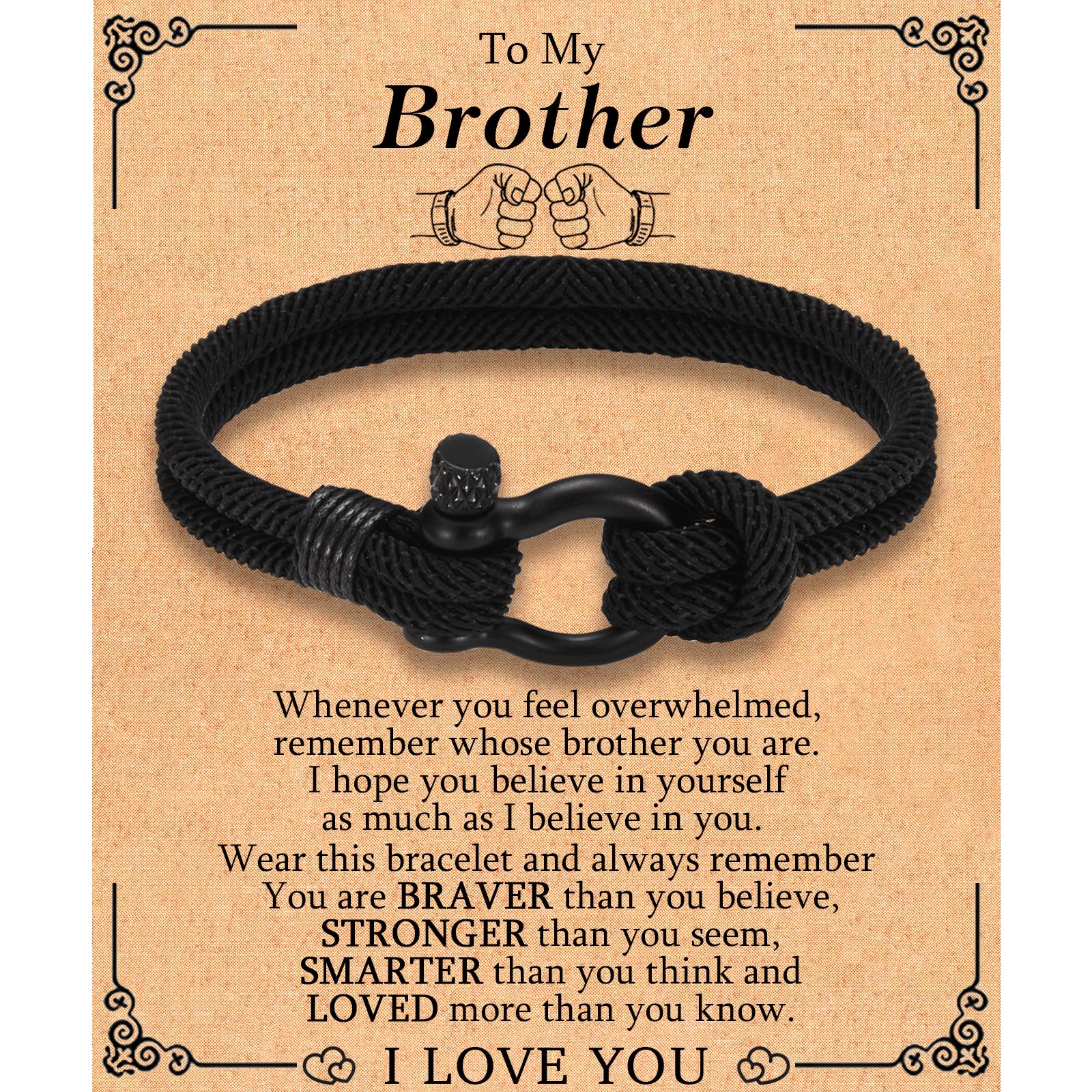 EFVISD Gifts for Son Grandson Nephew Brother Friend, Easter Baptism Confirmation First Communion Birthday Valentines Day Graduation Back to School