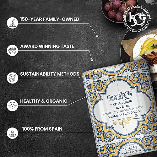 Miniatura 10 de Master Miller - Concurso mundial de aceite de oliva 2019 Best in Class - Aceite de oliva orgánico extra virgen prensado en frío - Certificado