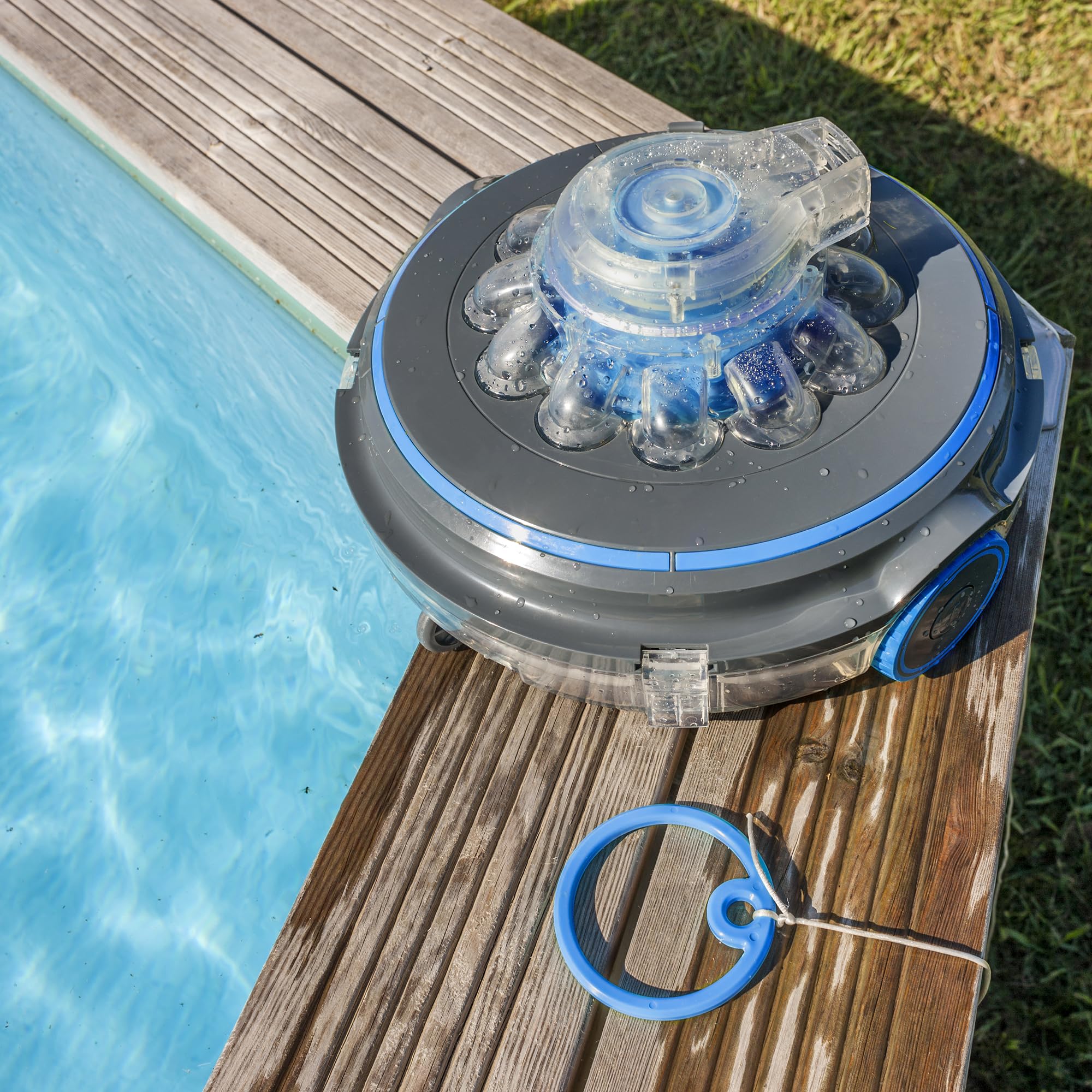 GRE RB75. Robot Nettoyeur de Fond sans Câble. Sol Plat. Piscines jusqu'à 75m²