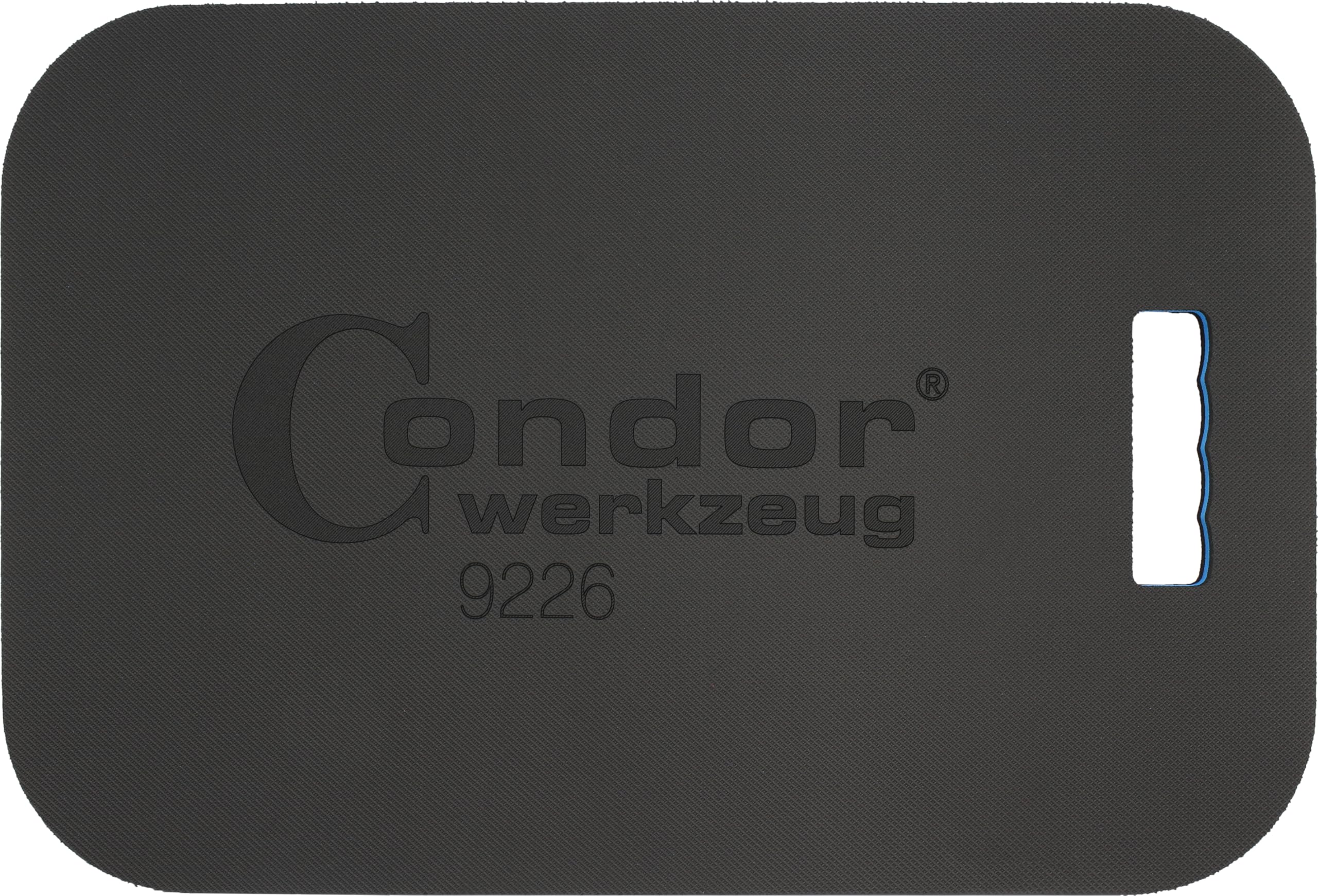 Condor Outil 9226 - Pour atelier, jardin, travail et maison - 480 x 320 x 30 mm - Tapis de protection pour genoux avec matériau résistant à l'humidité