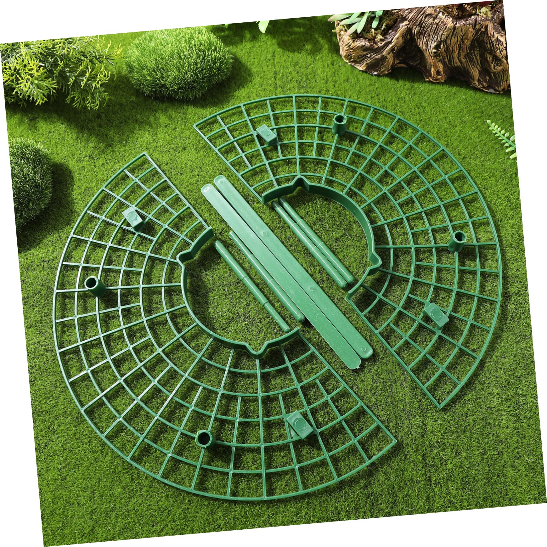 Toyvian 6 Pièces Stand De Fraises Structure De Support en Fraise Cadre De Culture De Fraises Supports De Culture De Fraises Cadre De Support De Fraise Support De Plantation Green Plastique