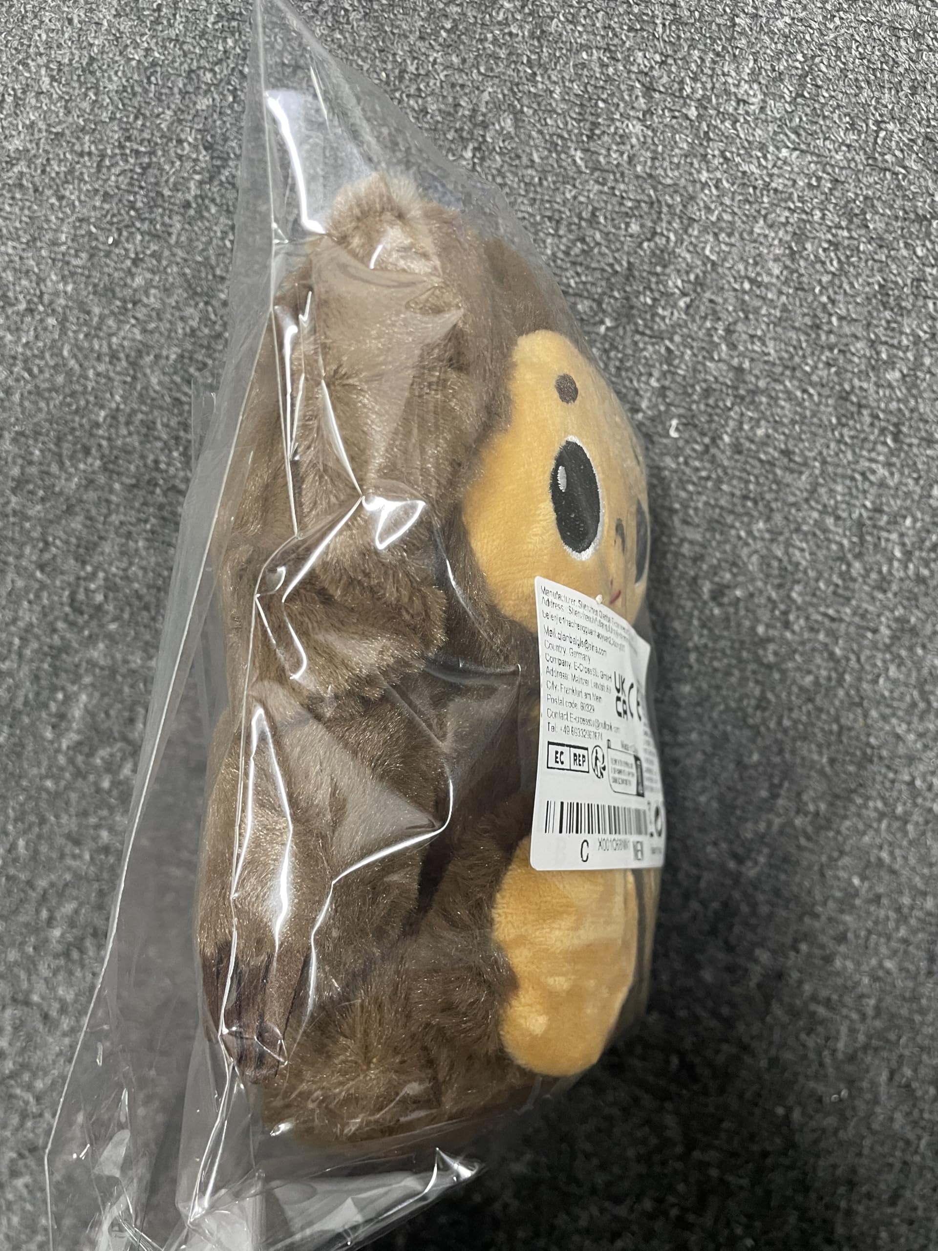 JIASHA Cheburashka Małpa zabawna pluszowa lalka, pluszowa małpa, zabawka pluszowa, prezent dla dzieci, małych dzieci, towarzysz, miękka, puszysta zabawka