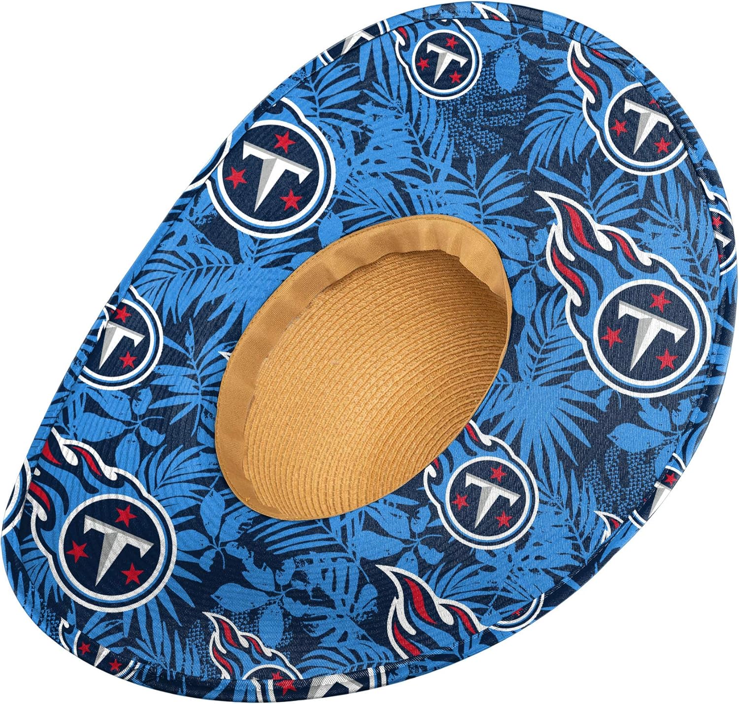 FOCO NFL Womens Floral Straw Hat