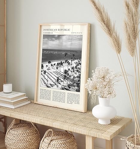 Póster de viaje de República Dominicana impresión de viaje de República Dominicana póster de viaje del Caribe arte de viaje vintage