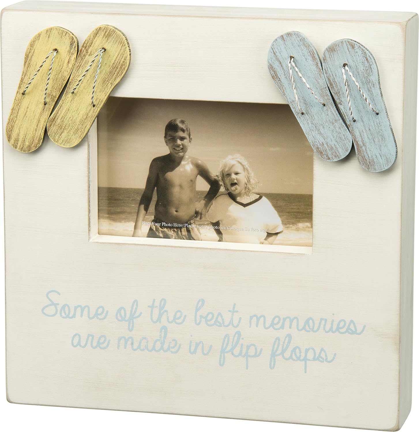 Primitives by Kathy Box Frame, Best Memories are Made in Flip Flops