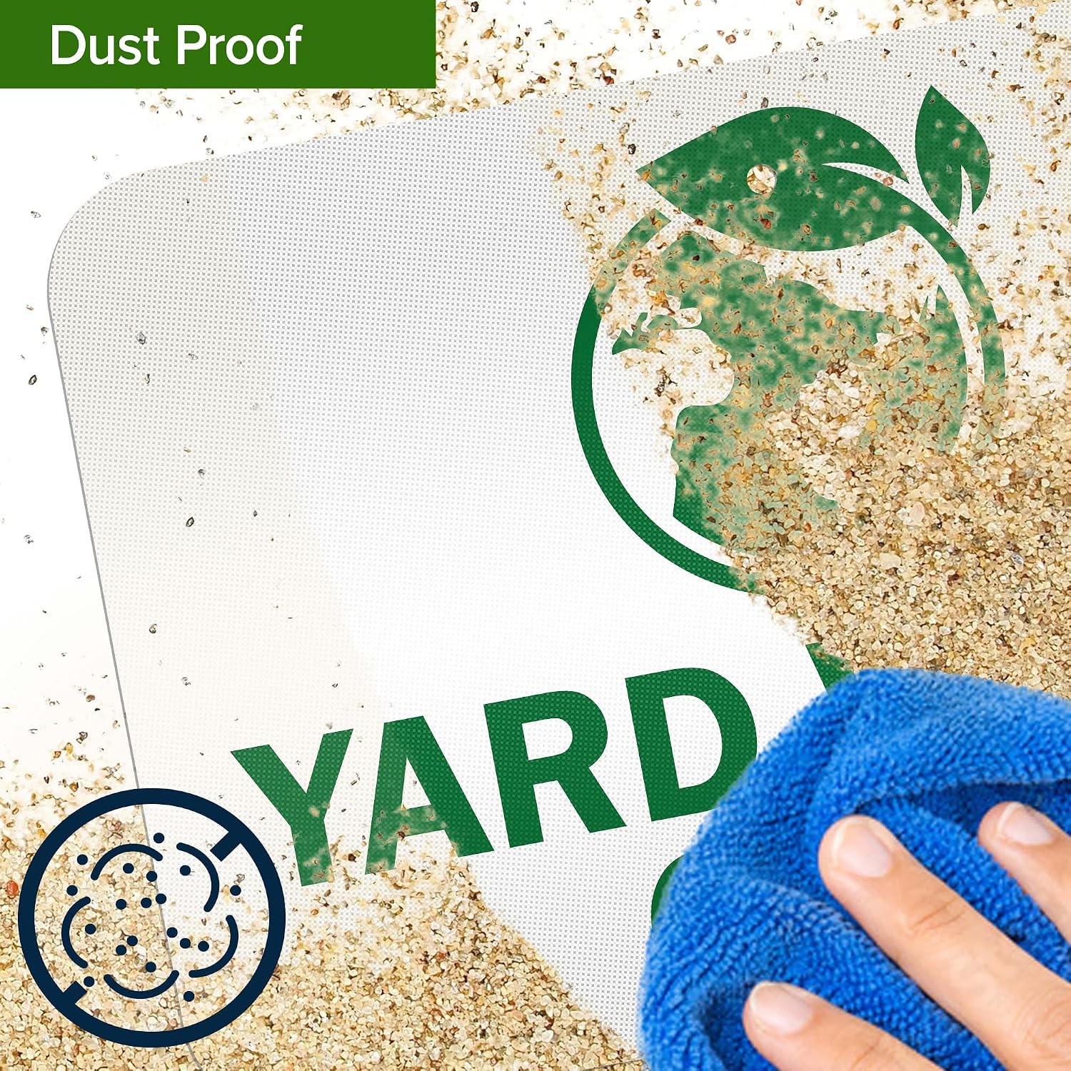 Yard Waste Only Sign, 12x18 Inches, 3M EGP Reflective .063 Aluminum, Fade Resistant, Made in USA by My Sign Center