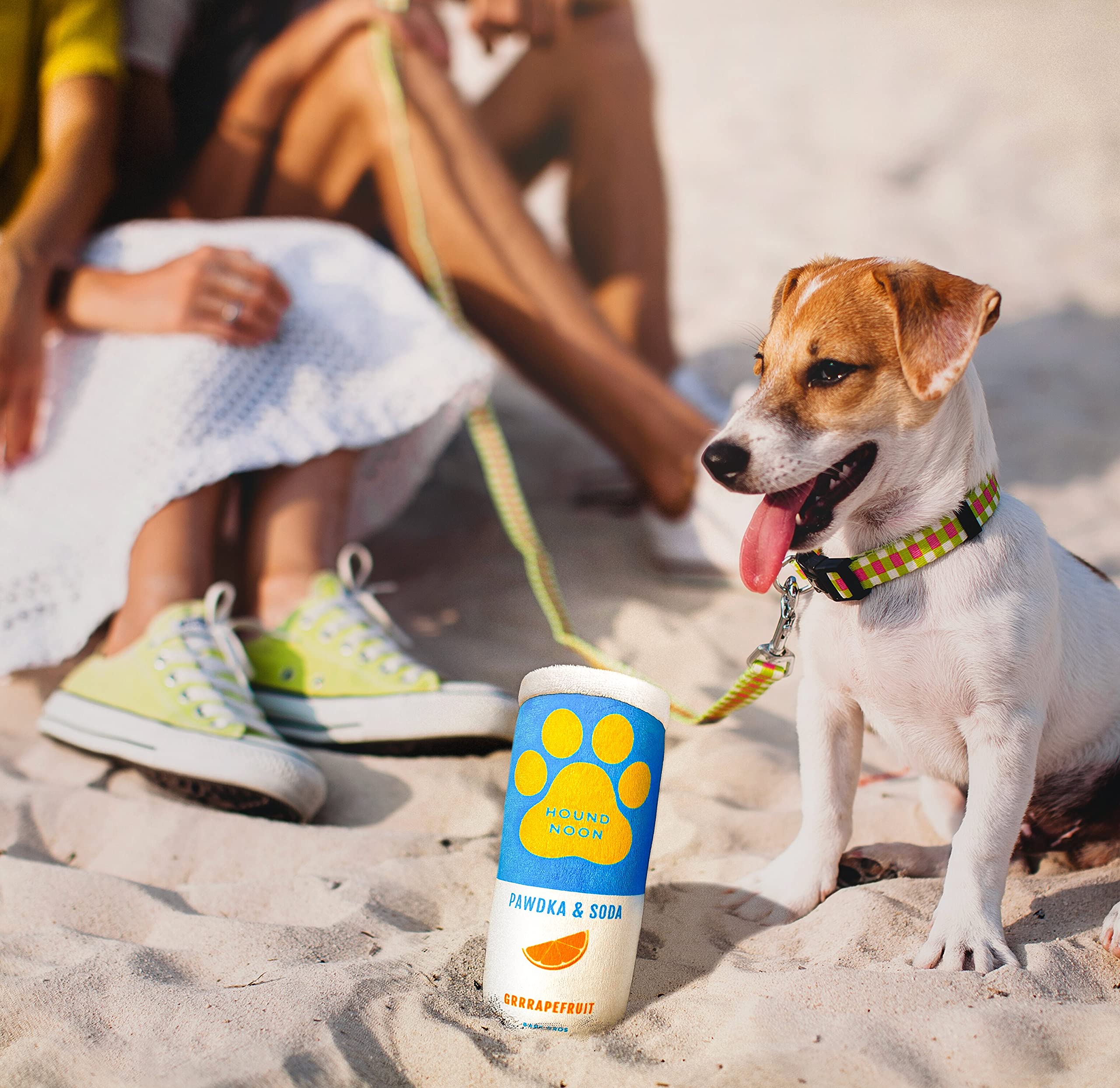 Hound Noon Dog Toys - Funny Beer Plush Toys -3