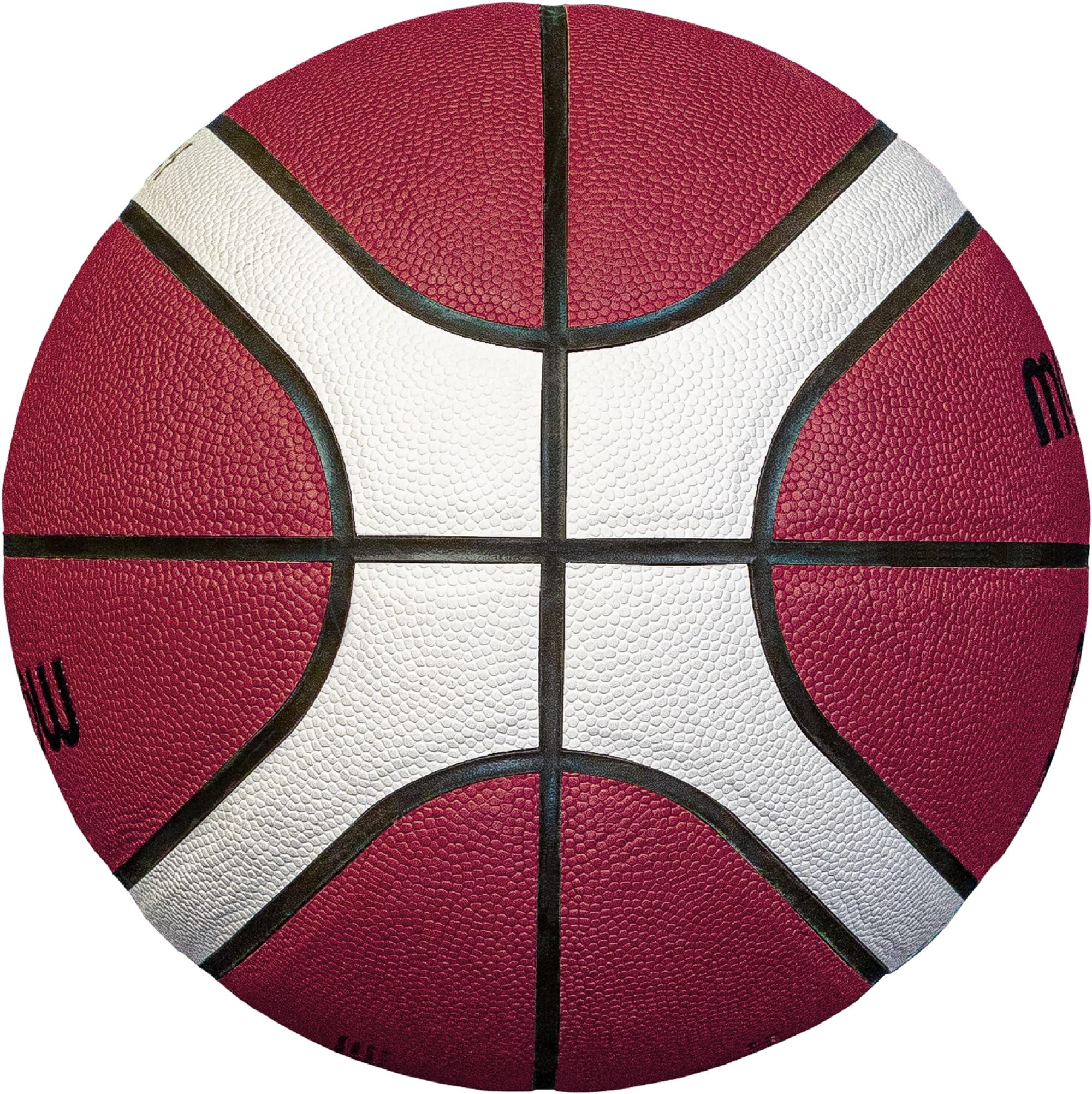 Image secondaire de Molten B7G4050-DBB Ballon de basketball en cuir synthétique de qualité supérieure 12 cases Taille 7