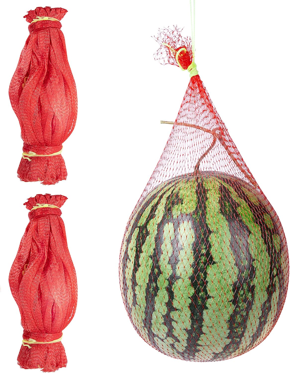 Amazon Iceyyyy スイカネット 100パック 吊り下げウォーターメロンネット バッグ メロンハンモック クレードル スイカ ハニーデューメロン きゅうり Iceyyyy キッチン収納 通販