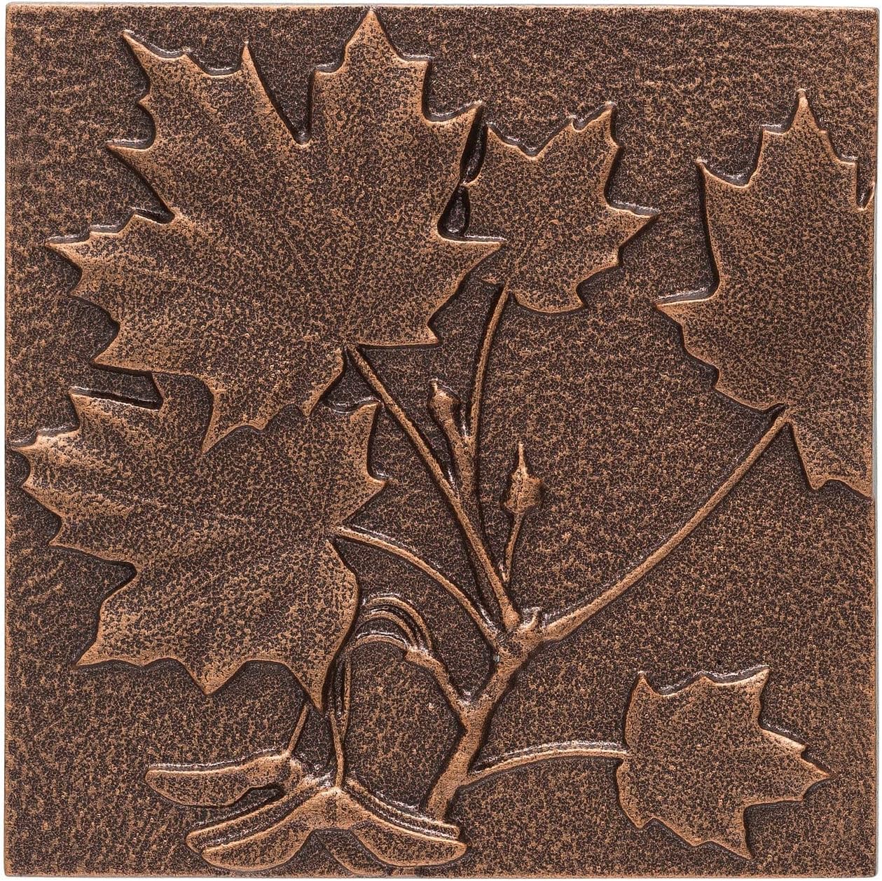 Whitehall Products Maple Leaf Wall Decor, Antique Copper